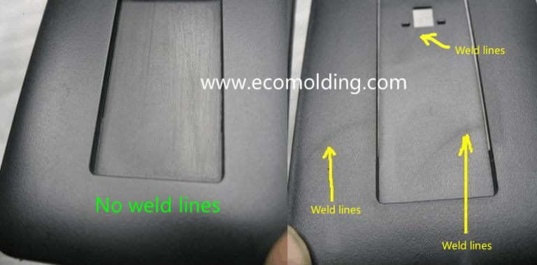 What Causes Weld Lines in Plastic Injection Molding Parts? - Ecomolding.com